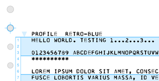 retro-blue profile sample