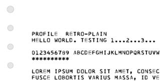 retro-plain profile sample